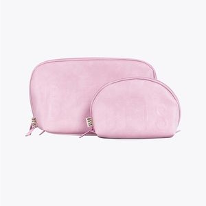 BEIS Cosmetic Pouch Set - Atlas Pink NWOT